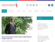 Tablet Screenshot of nuorisotutkimusseura.fi
